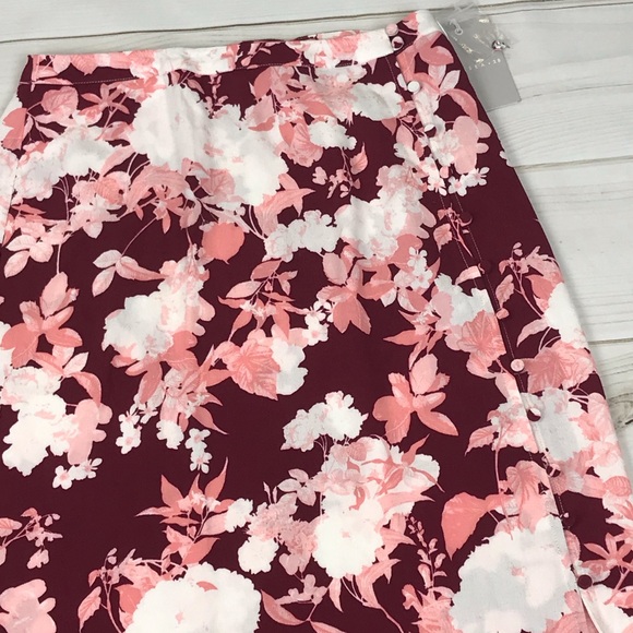 NWT CHELSEA 28 Side Button Midi Skirt - Picture 3 of 7